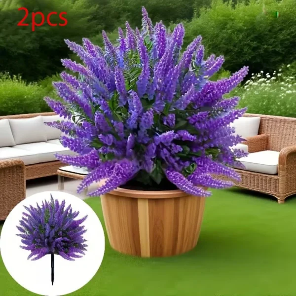 Artificial Lavender Topiary Balls