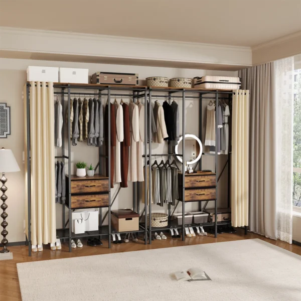 Open Wardrobe Clothing Rack