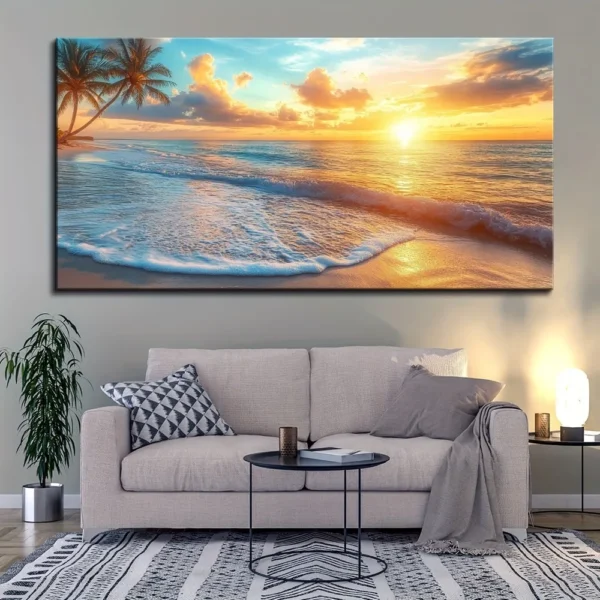 Ocean Sunset Beach Picture